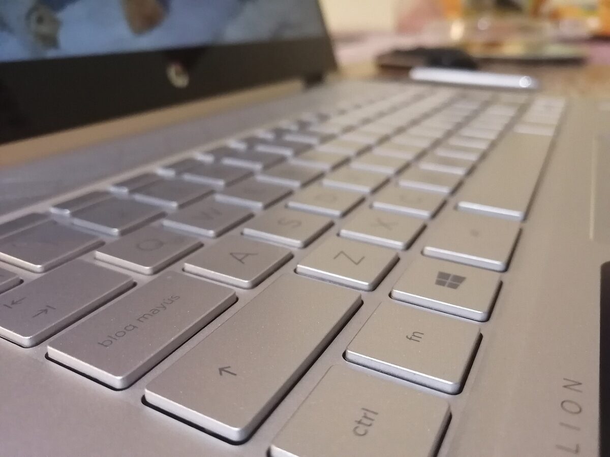 computer, lap, keys